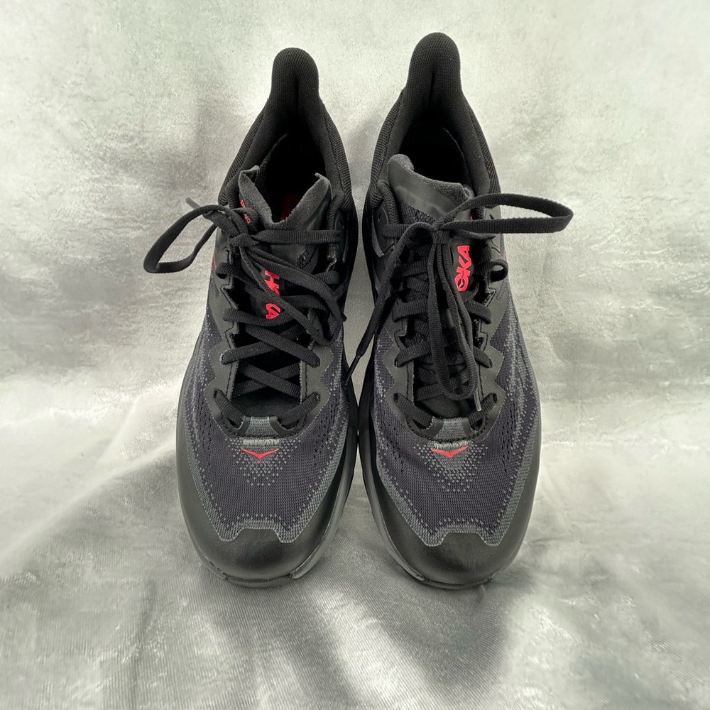 Hoka Womens Speedgoat 5 GTX Gore-Tex Spikes Shoes Size 9B Black Red - Picture 7 of 9